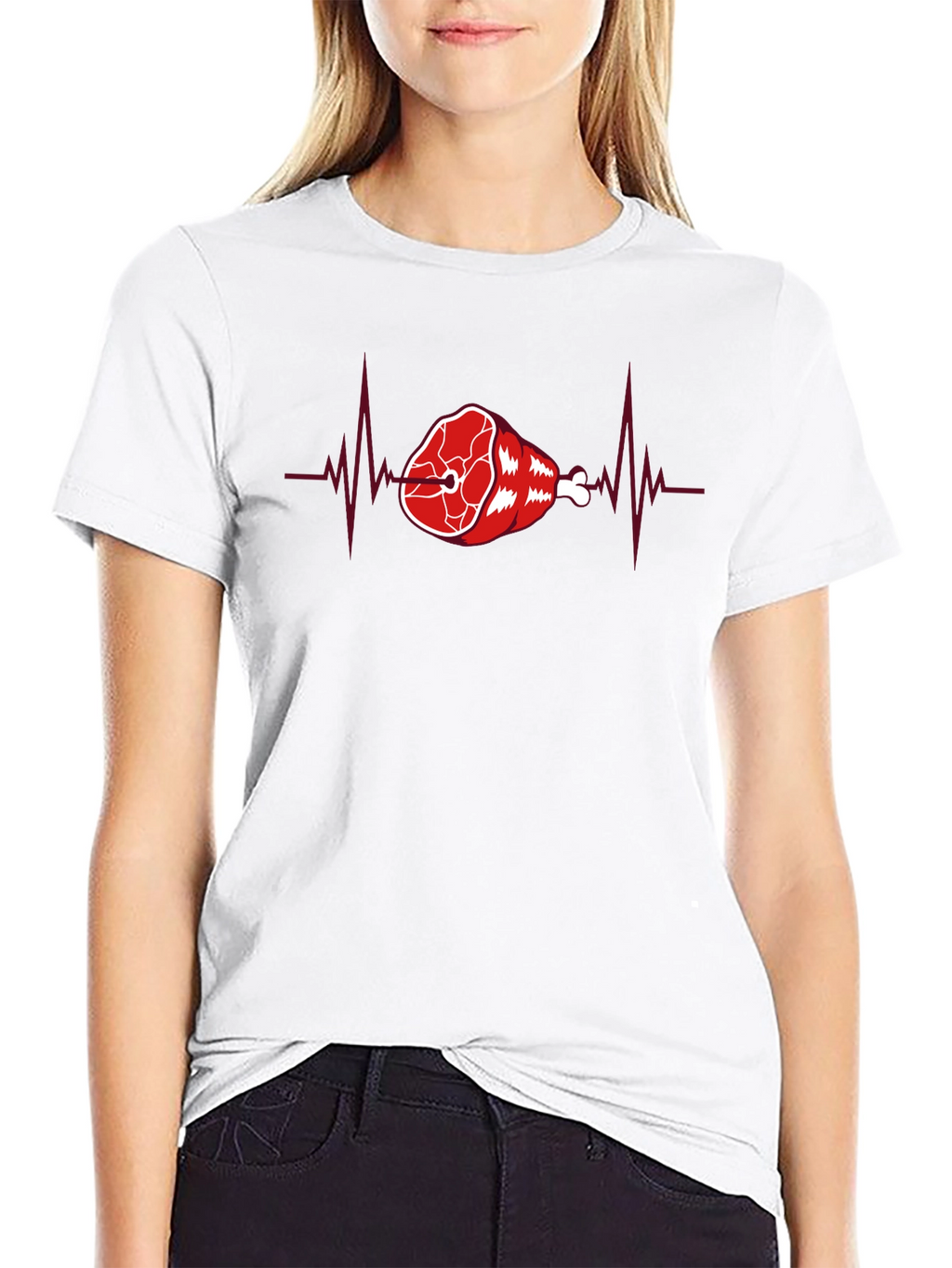 Meat ECG T-Shirt - Heartbeat