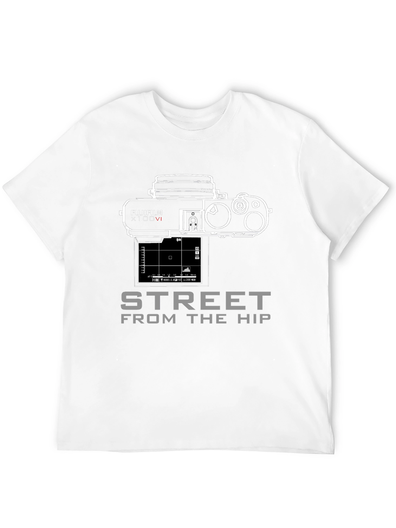 Fujifilm X100VI Camera Graphic Tee - Street Photography