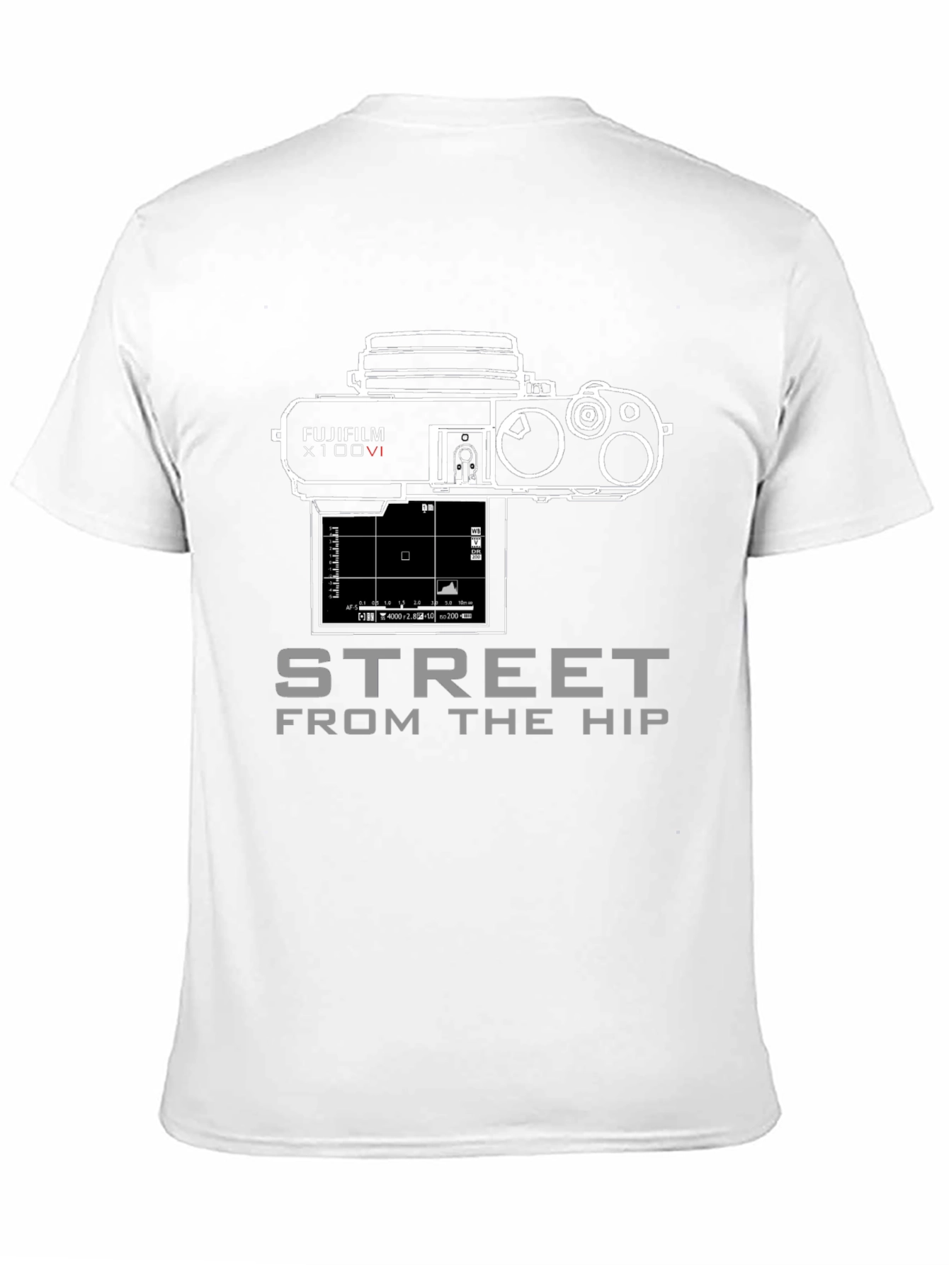 Fujifilm X100VI Camera Graphic Tee - Street Photography
