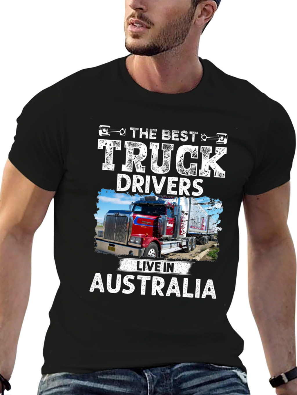 Best Truck Drivers Live In Australia T-Shirt