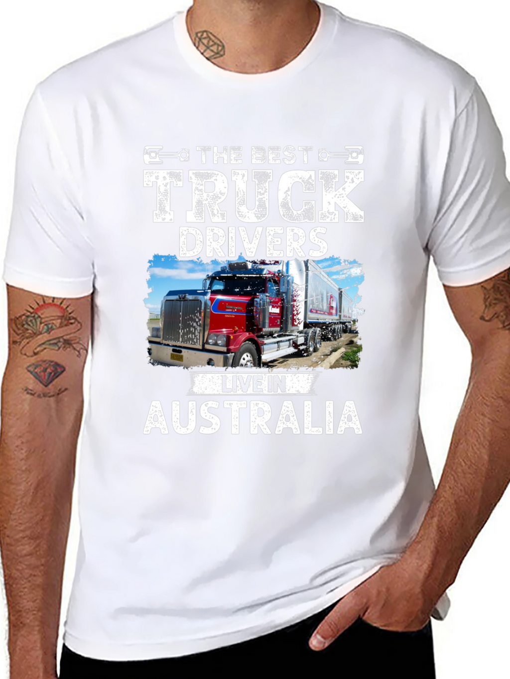Best Truck Drivers Live In Australia T-Shirt