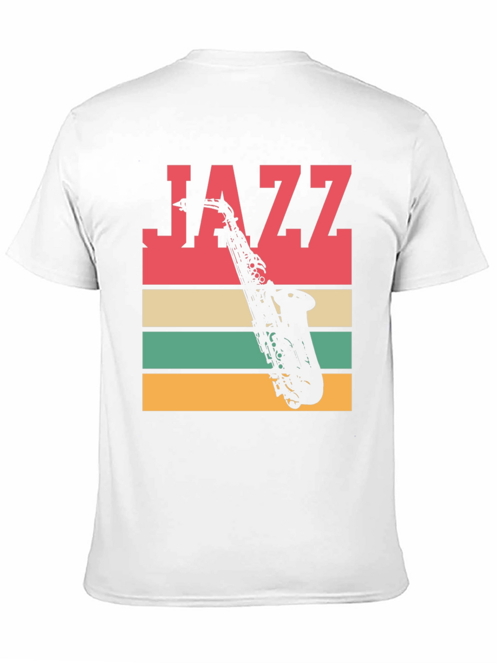 Jazz Saxophone Graphic Tee - Retro Style T-Shirt