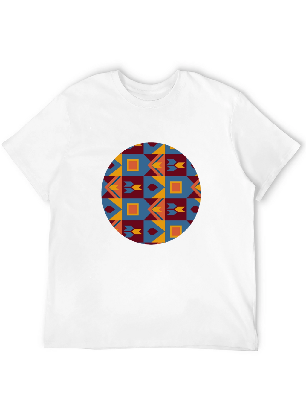 Geometric Circle Pattern Tee