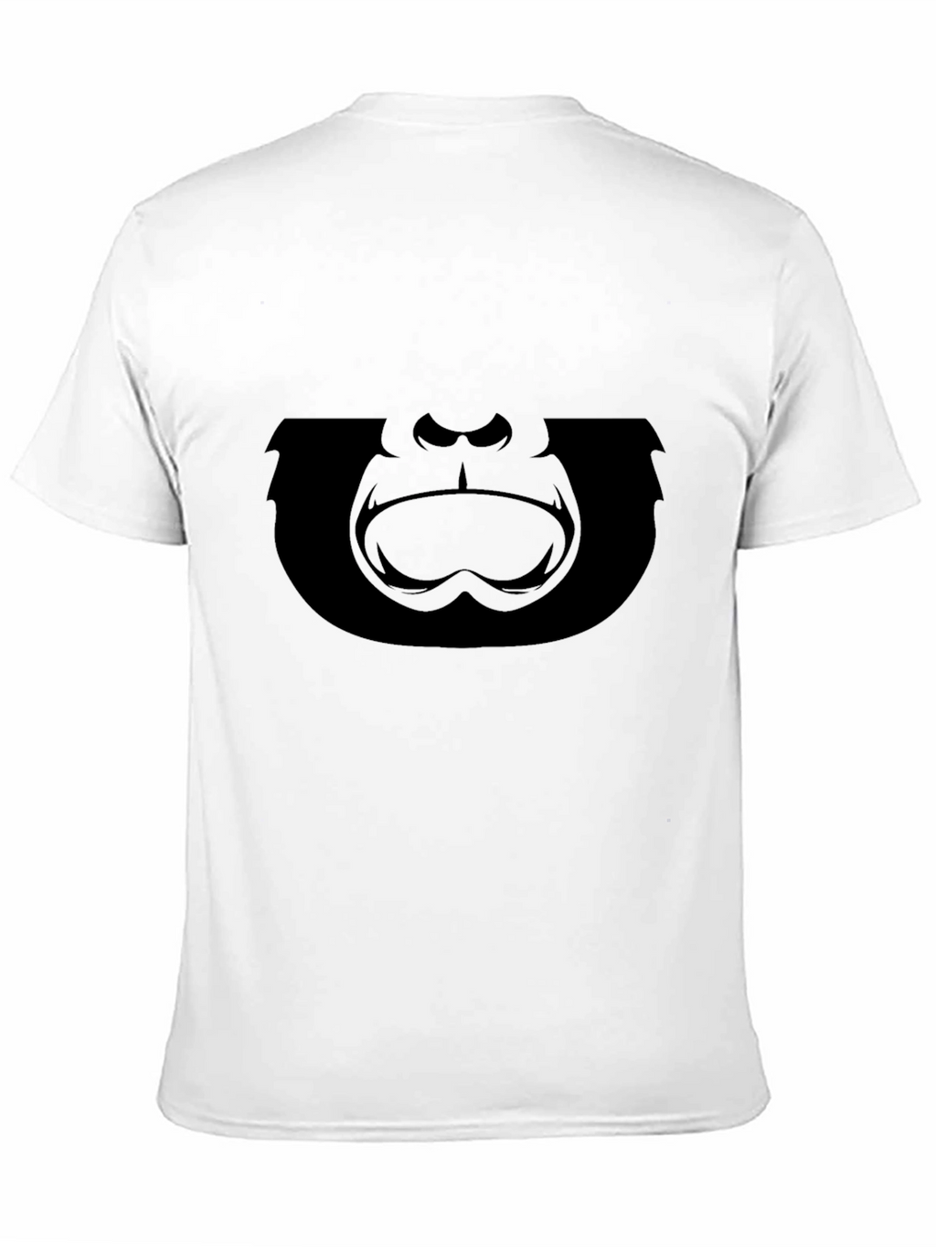 Gorilla Face Graphic T-Shirt - Black