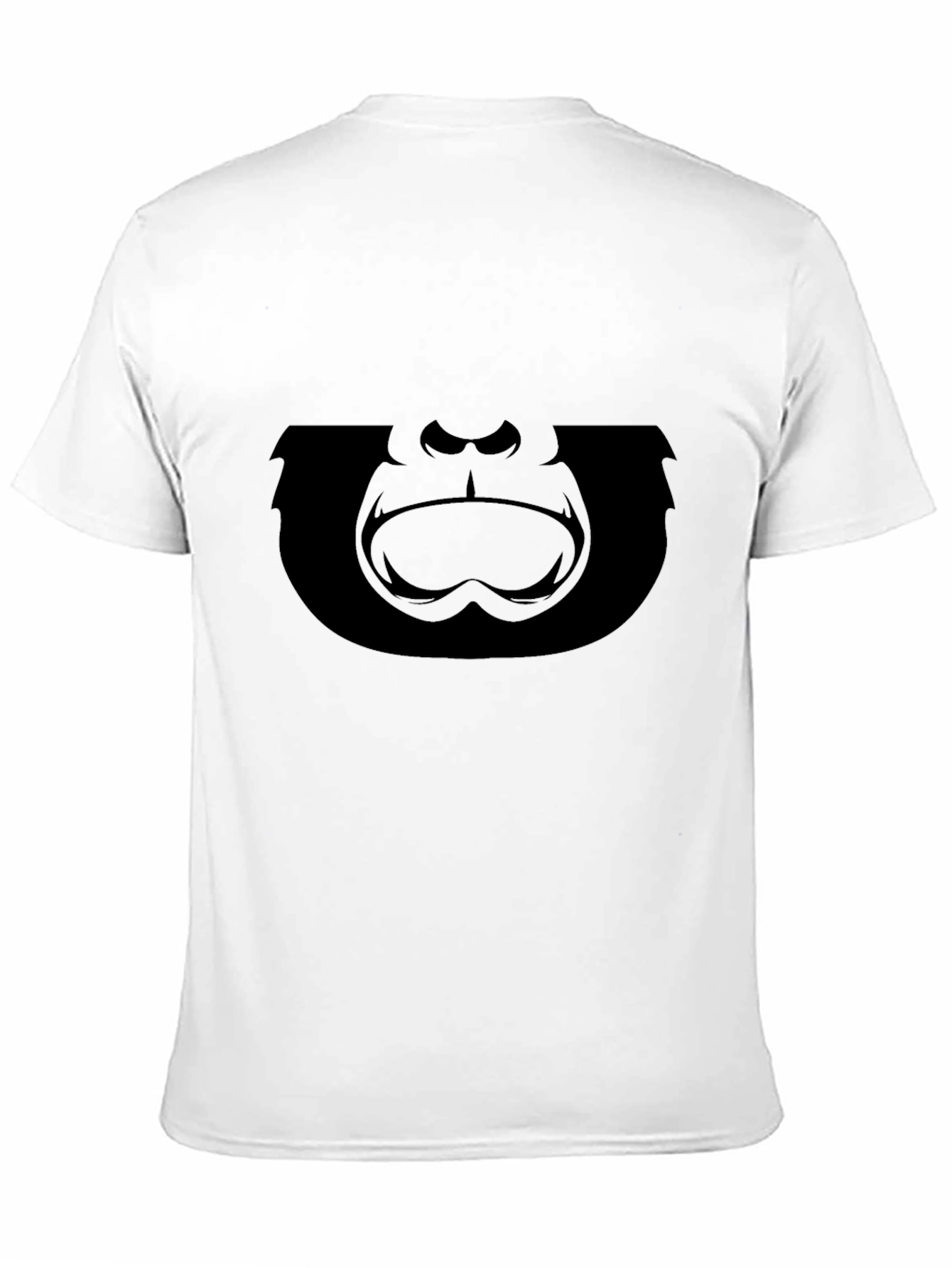 Gorilla Face Graphic T-Shirt - Black