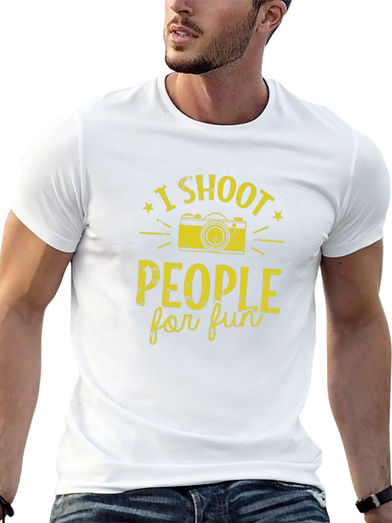 I Shoot People for Fun Graphic T-Shirt