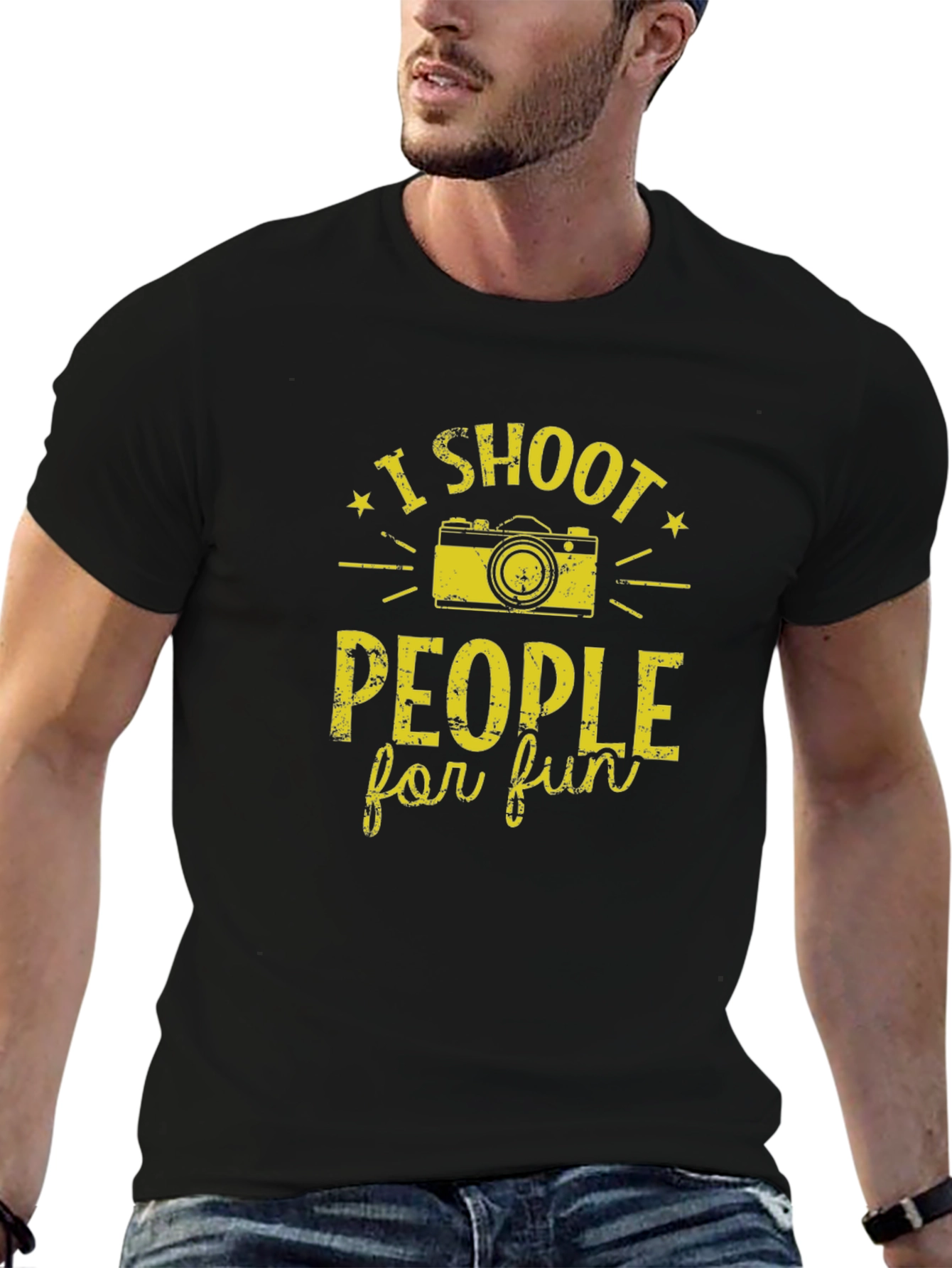 I Shoot People for Fun Graphic T-Shirt