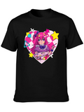 Anime Girl Graphic Tee - Kawaii Artist Shirt