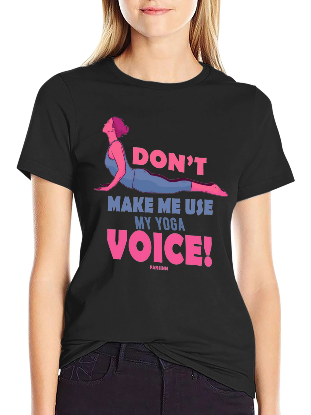 Yoga Voice Tee - Funny Workout Shirt