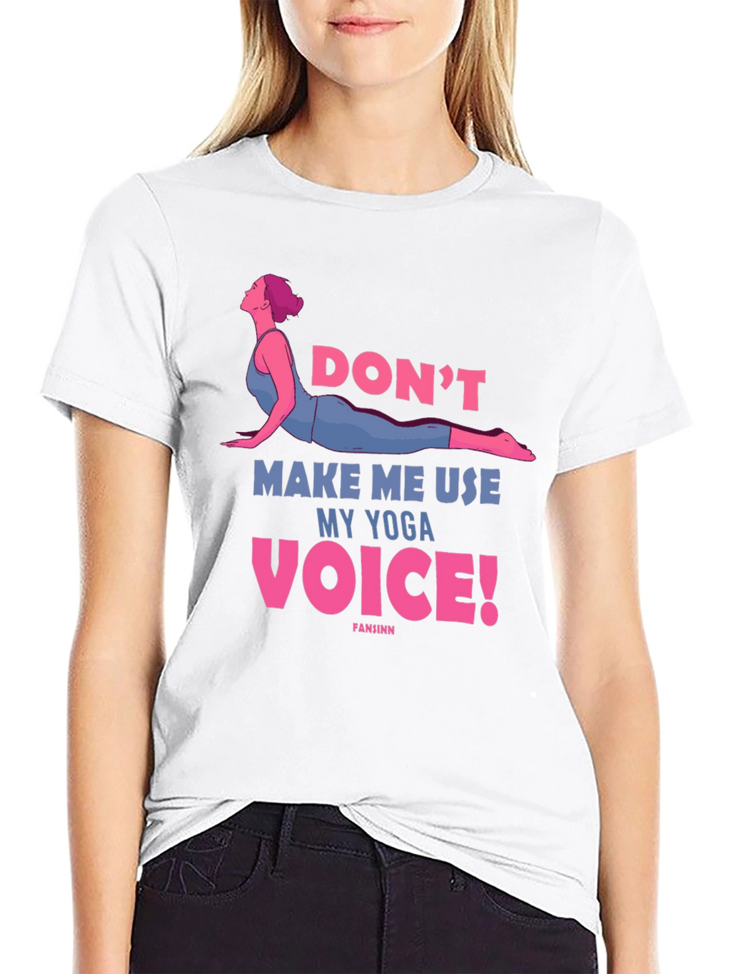 Yoga Voice Tee - Funny Workout Shirt