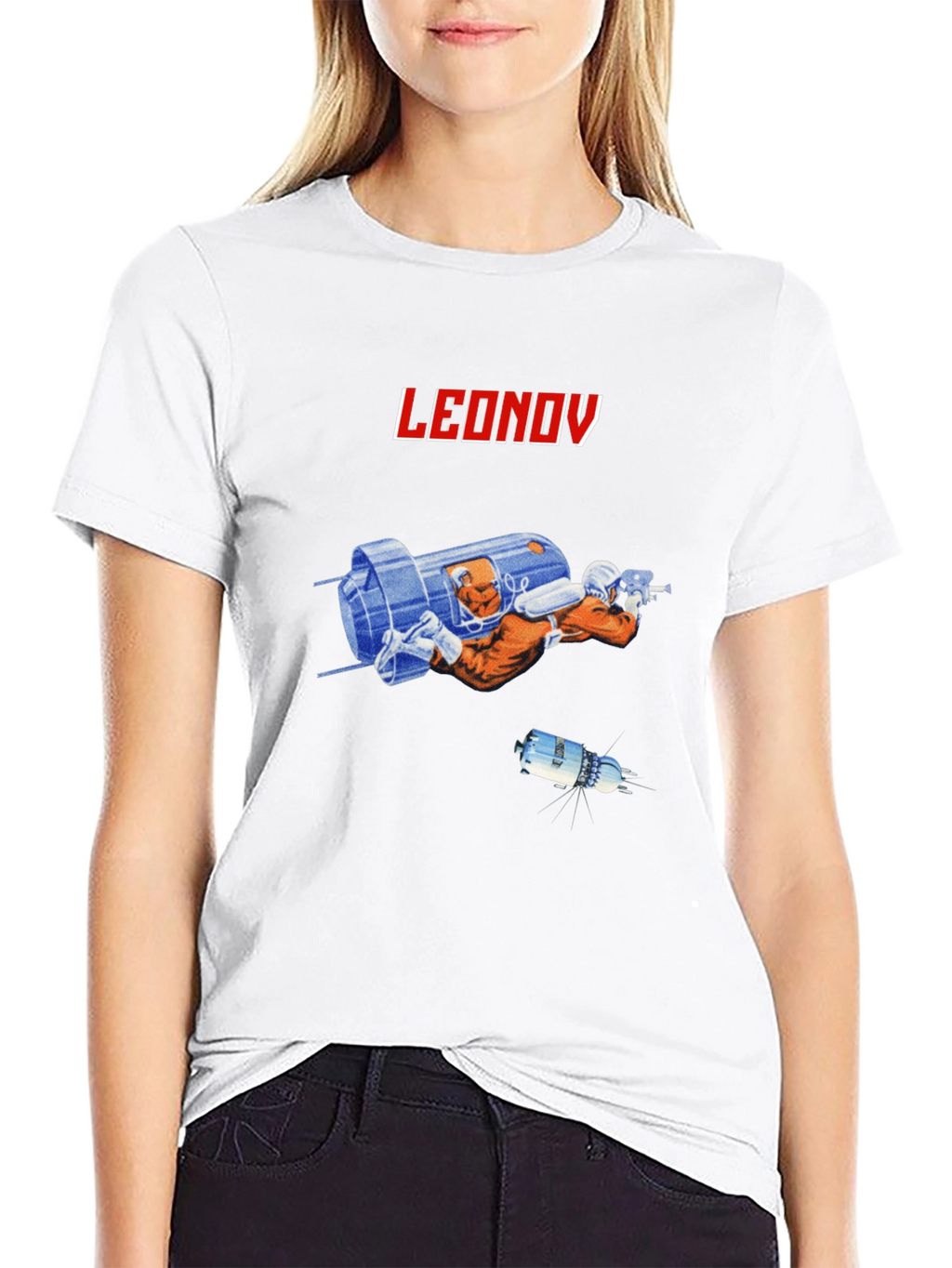 Leonov Space Explorer Black T-Shirt