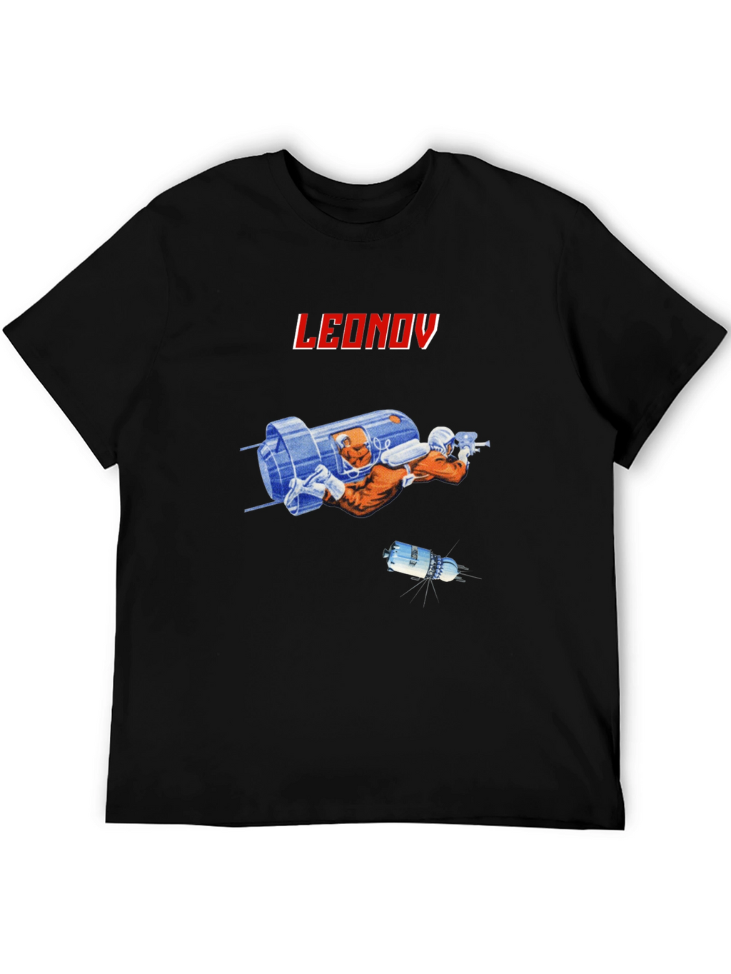 Leonov Space Explorer Black T-Shirt