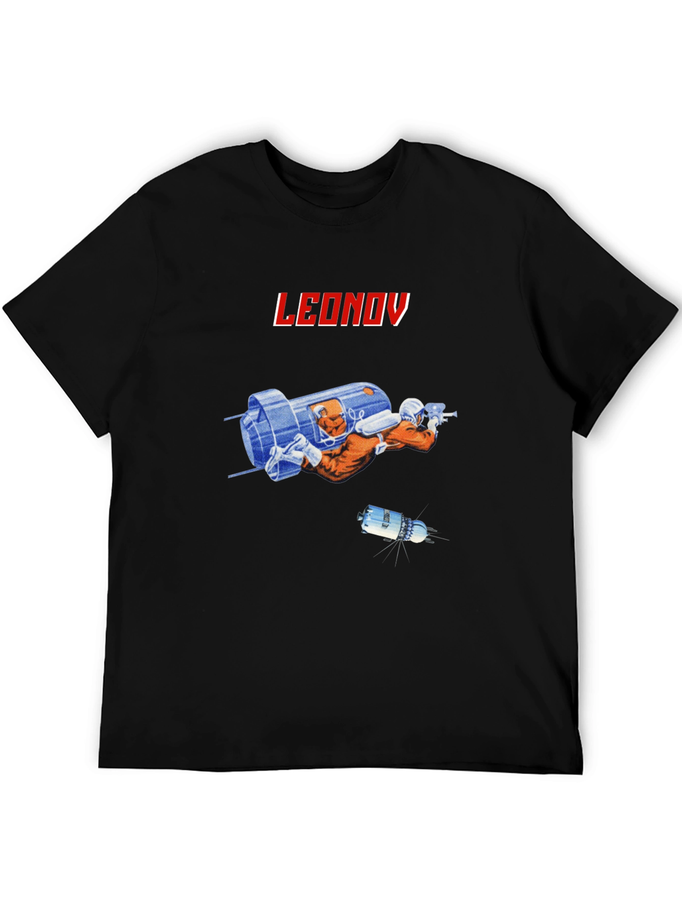 Leonov Space Explorer Black T-Shirt