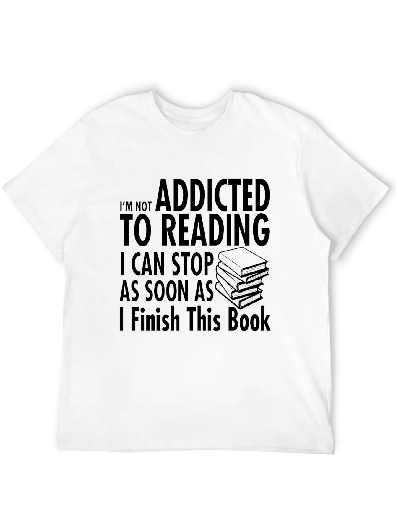 Addicted to Reading Graphic T-Shirt