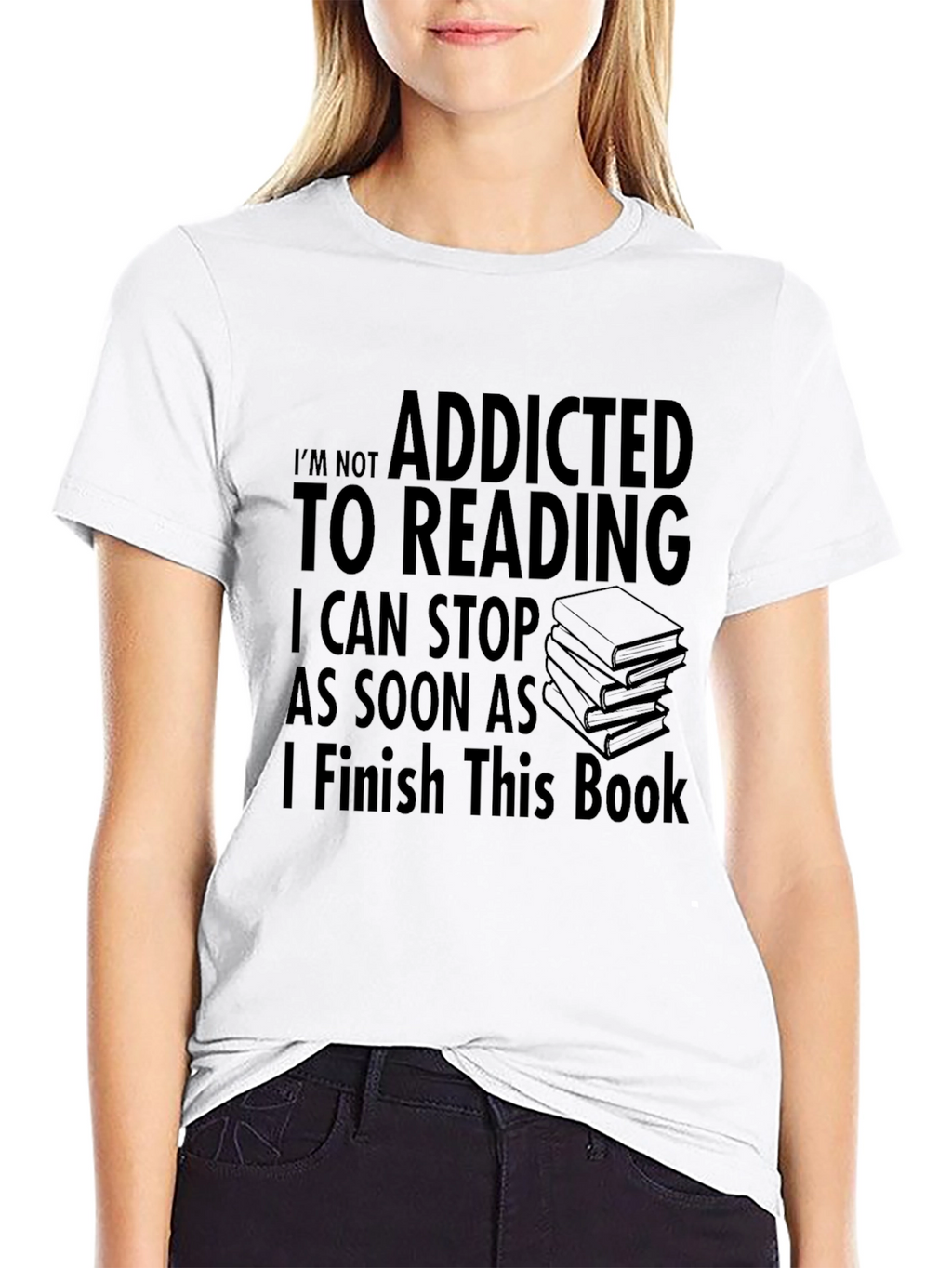 Addicted to Reading Graphic T-Shirt