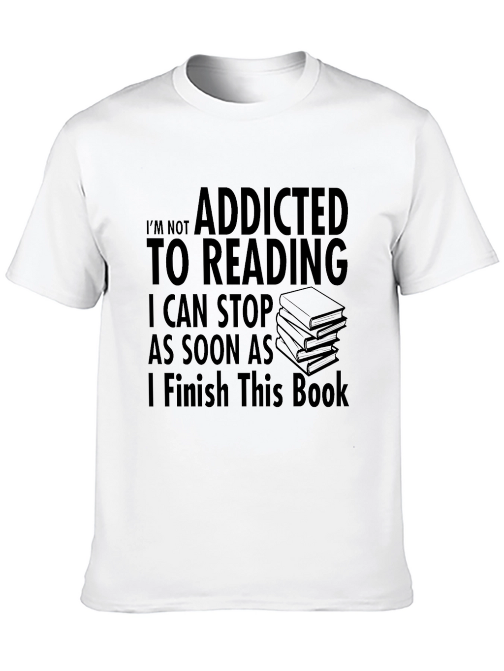 Addicted to Reading Graphic T-Shirt