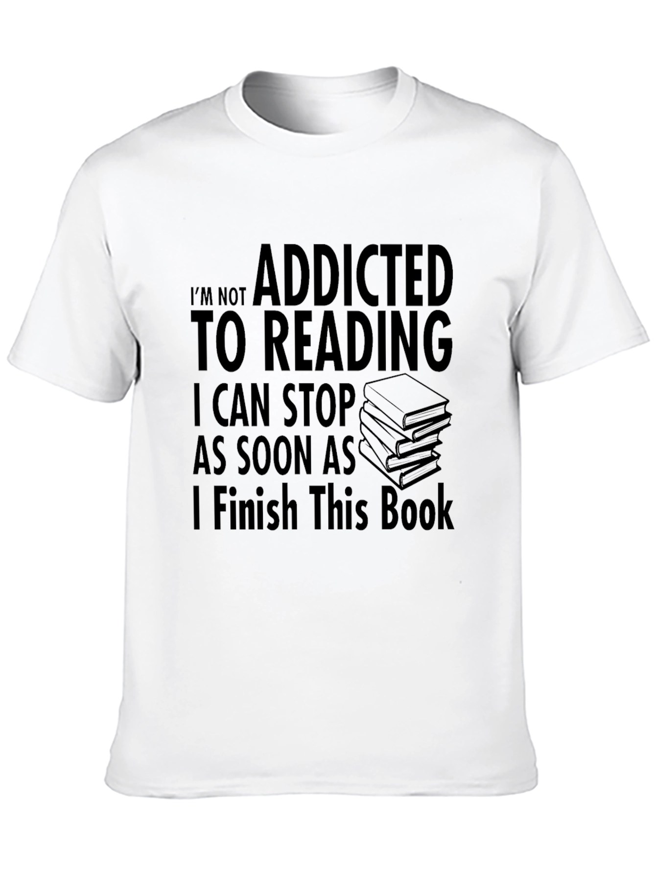 Addicted to Reading Graphic T-Shirt