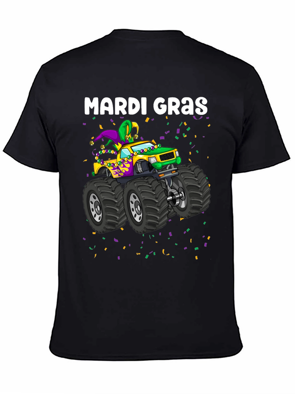 Mardi Gras Monster Truck T-Shirt