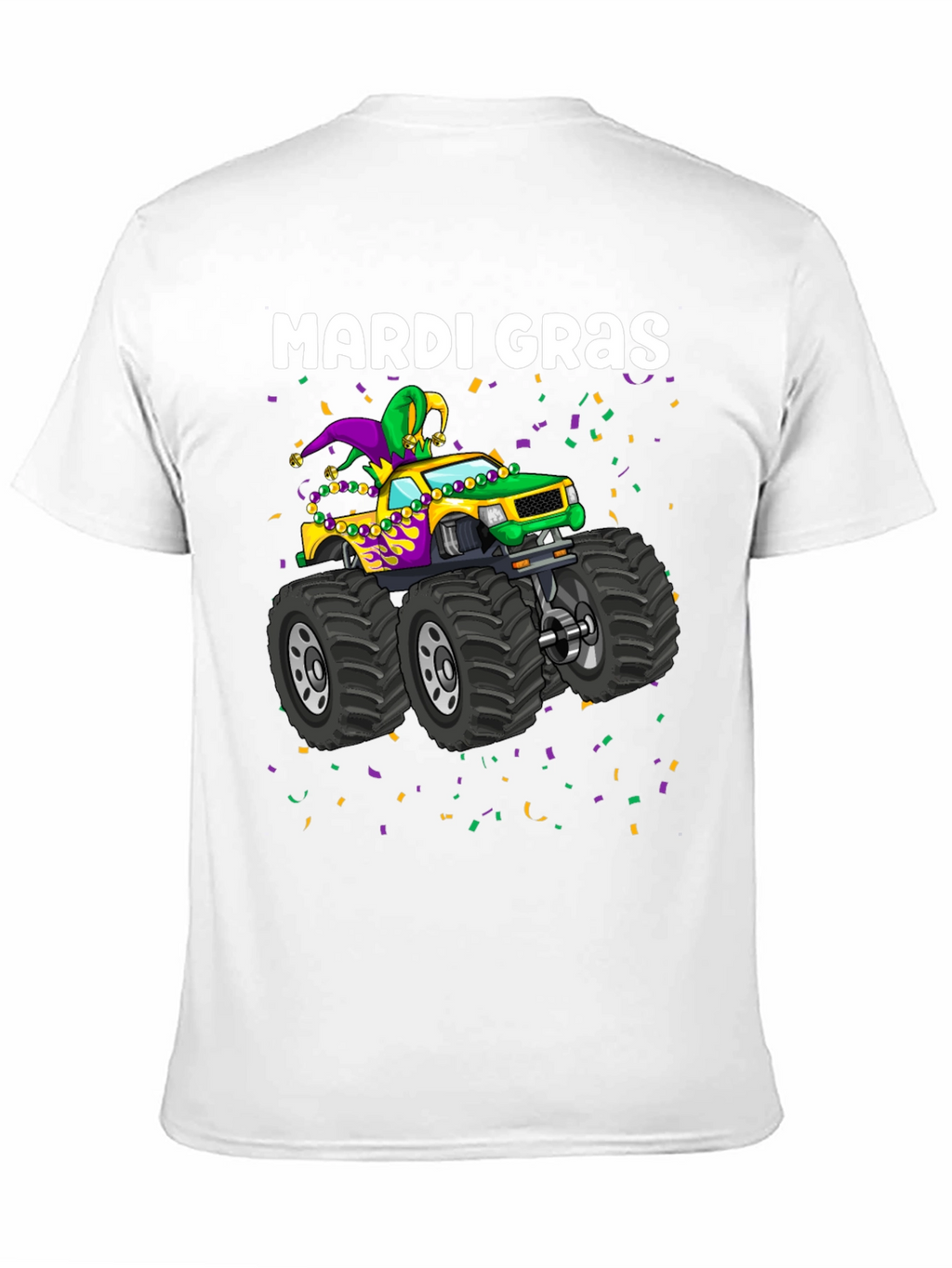 Mardi Gras Monster Truck T-Shirt