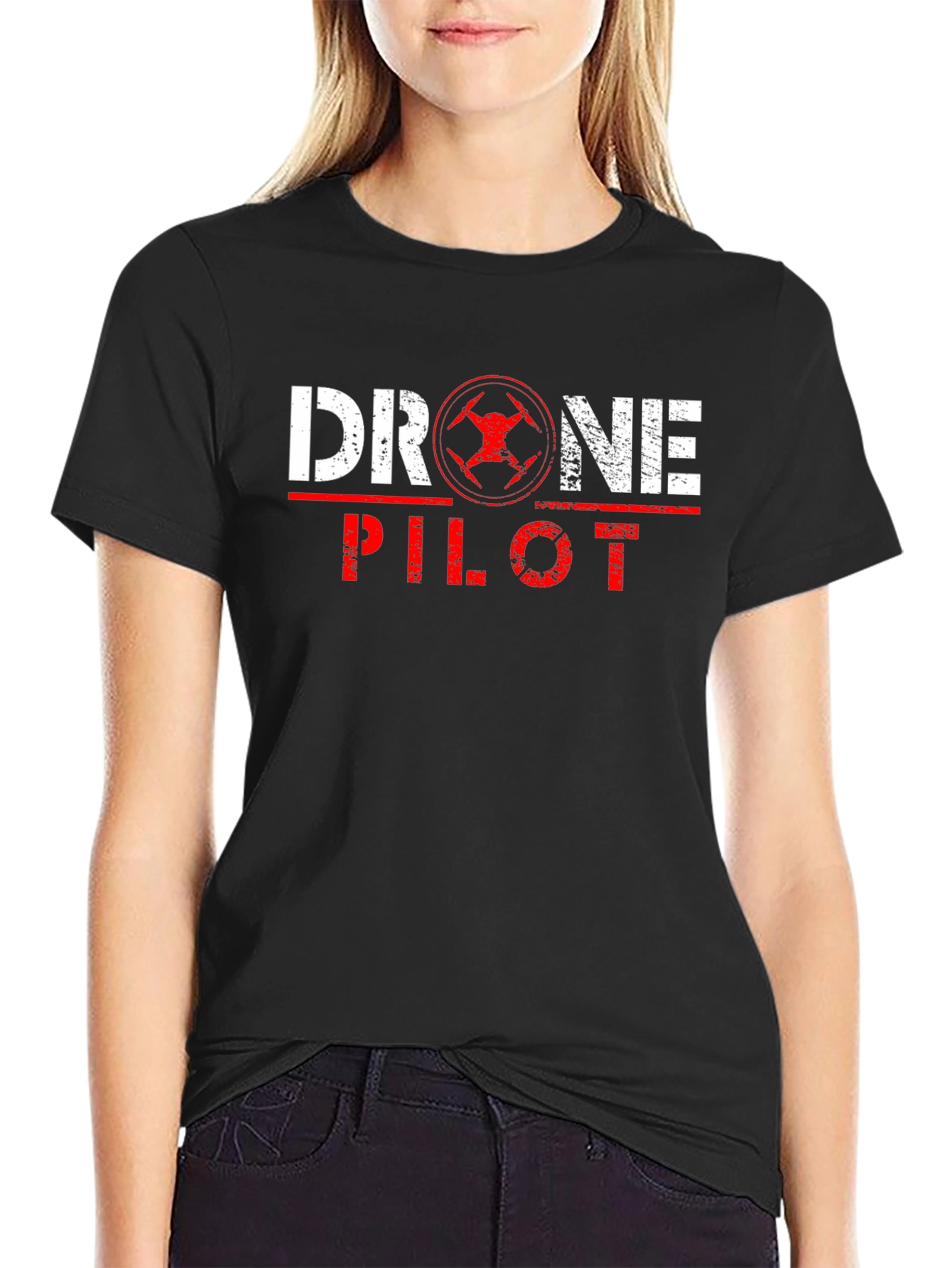 Drone Pilot Graphic T-Shirt - Aviation Enthusiast Tee