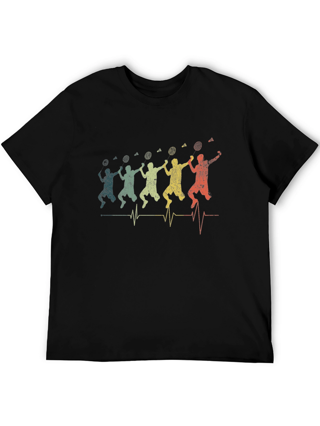 Badminton Player Heartbeat T-Shirt