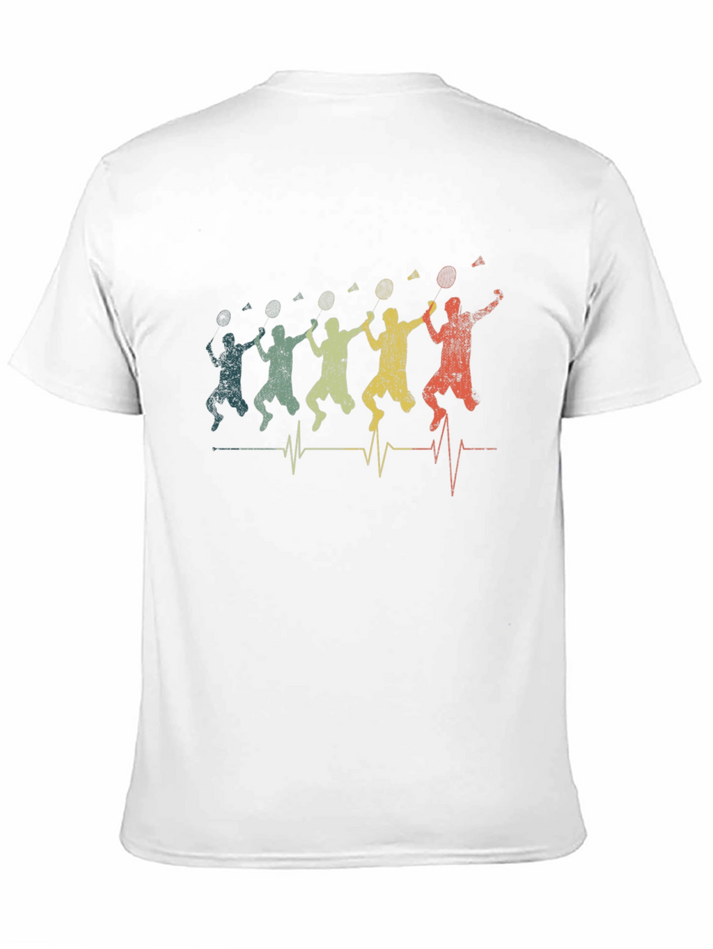 Badminton Player Heartbeat T-Shirt