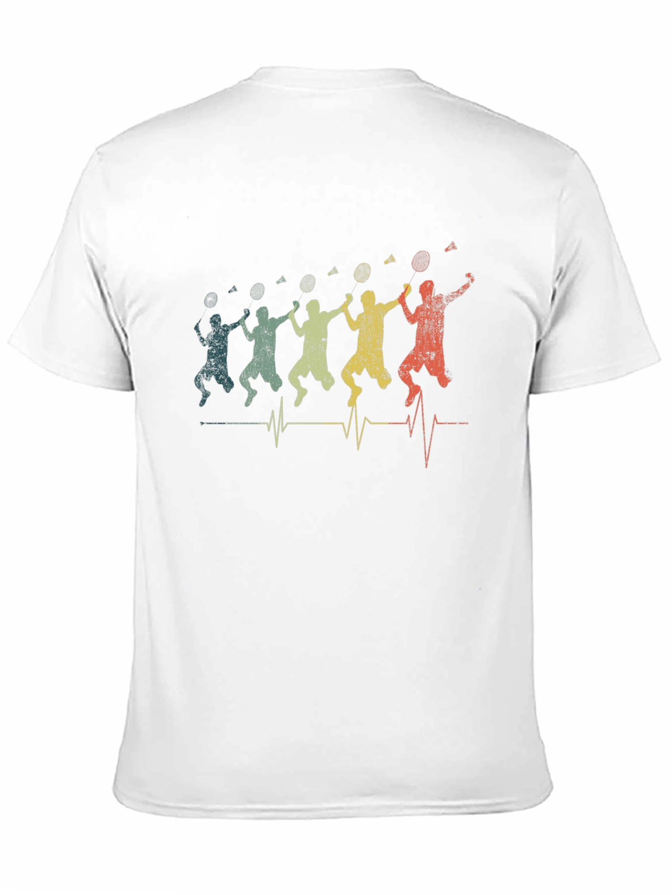 Badminton Player Heartbeat T-Shirt