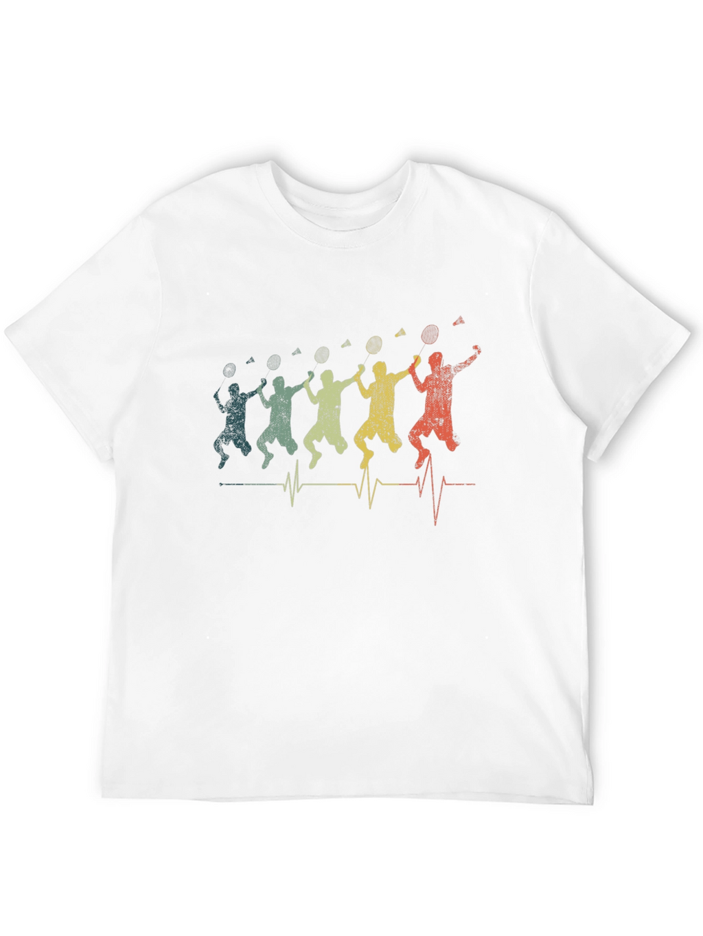 Badminton Player Heartbeat T-Shirt