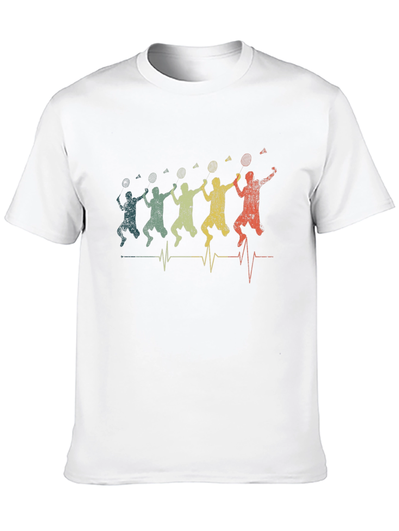 Badminton Player Heartbeat T-Shirt
