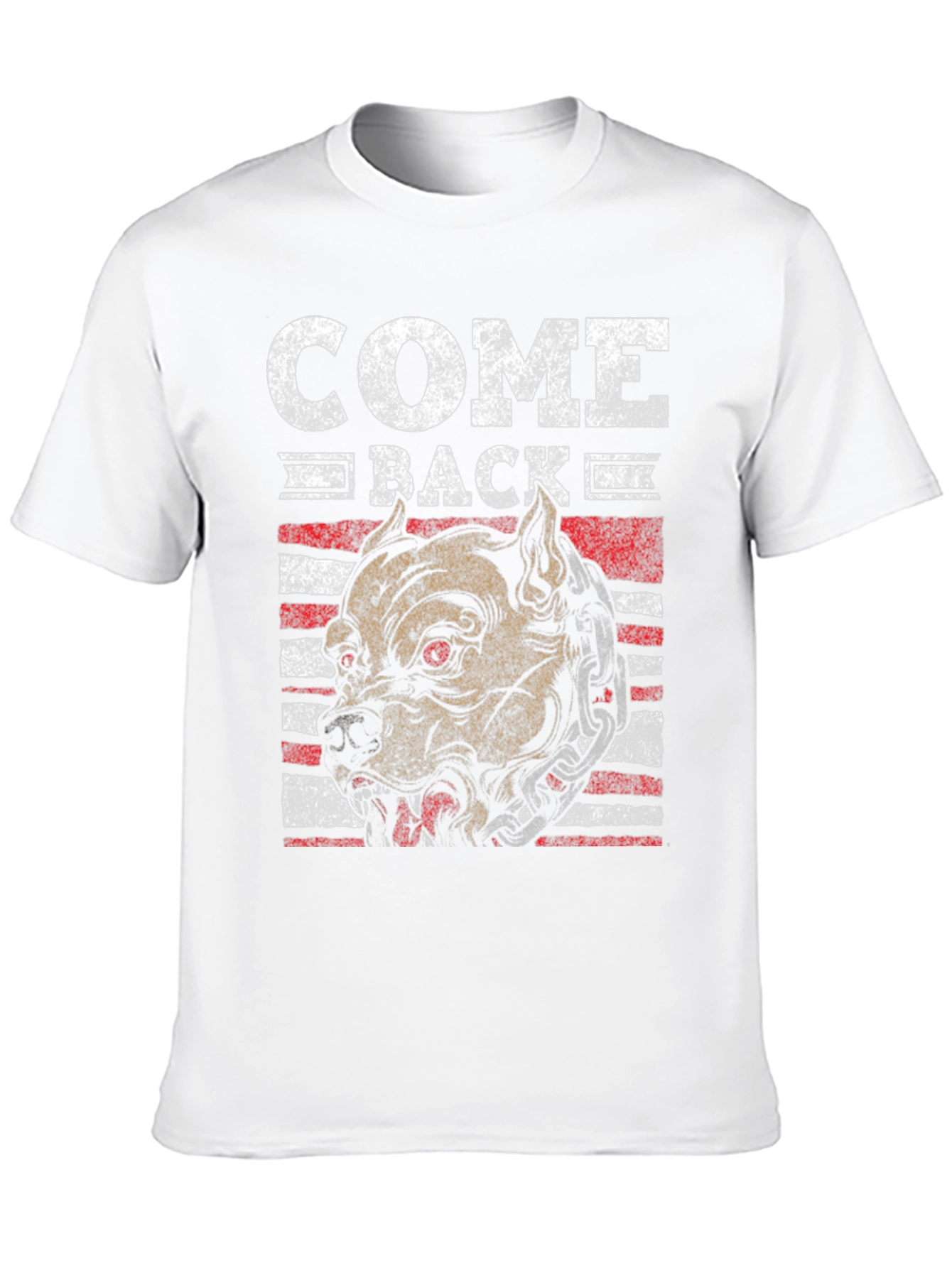 Come Back Graphic Tee - Pitbull Dog Design