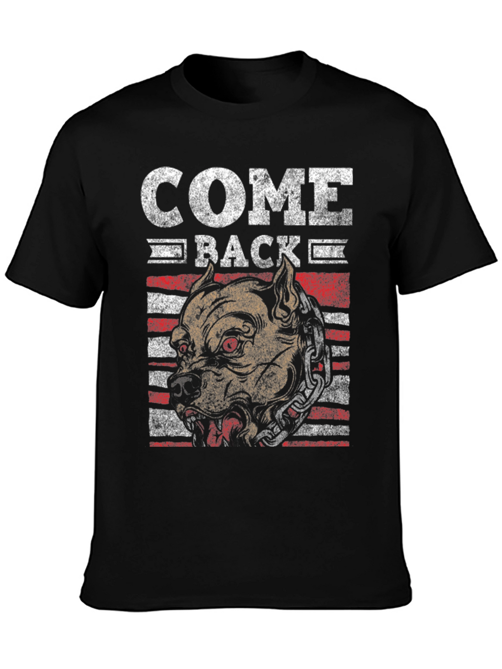 Come Back Graphic Tee - Pitbull Dog Design