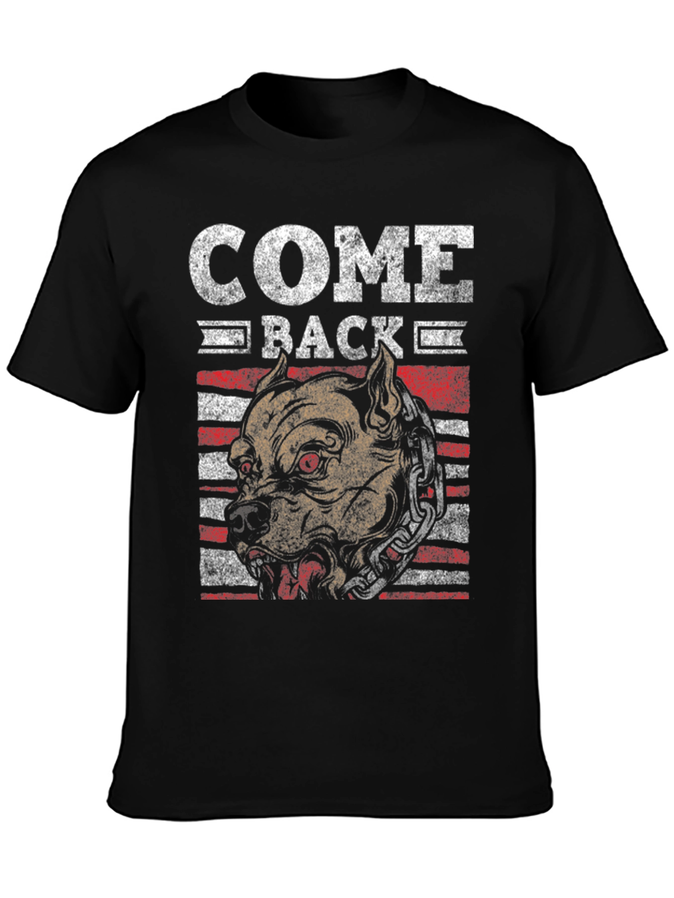 Come Back Graphic Tee - Pitbull Dog Design