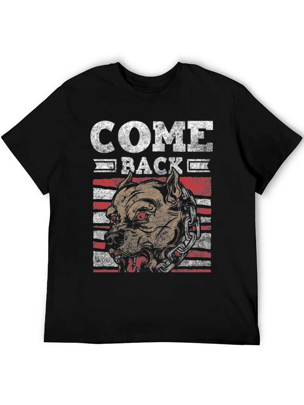 Come Back Graphic Tee - Pitbull Dog Design