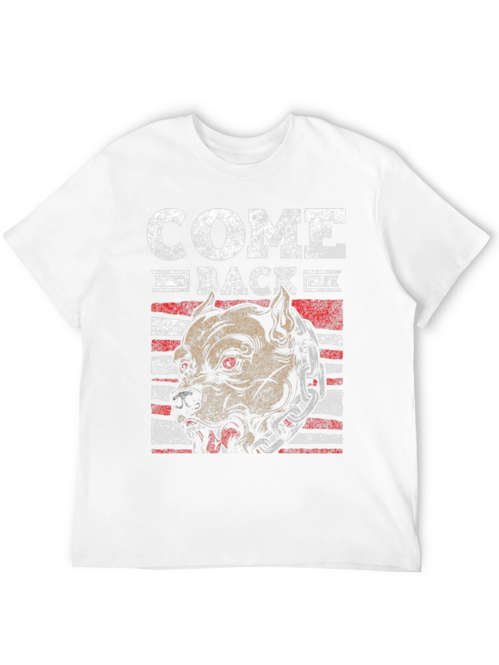 Come Back Graphic Tee - Pitbull Dog Design