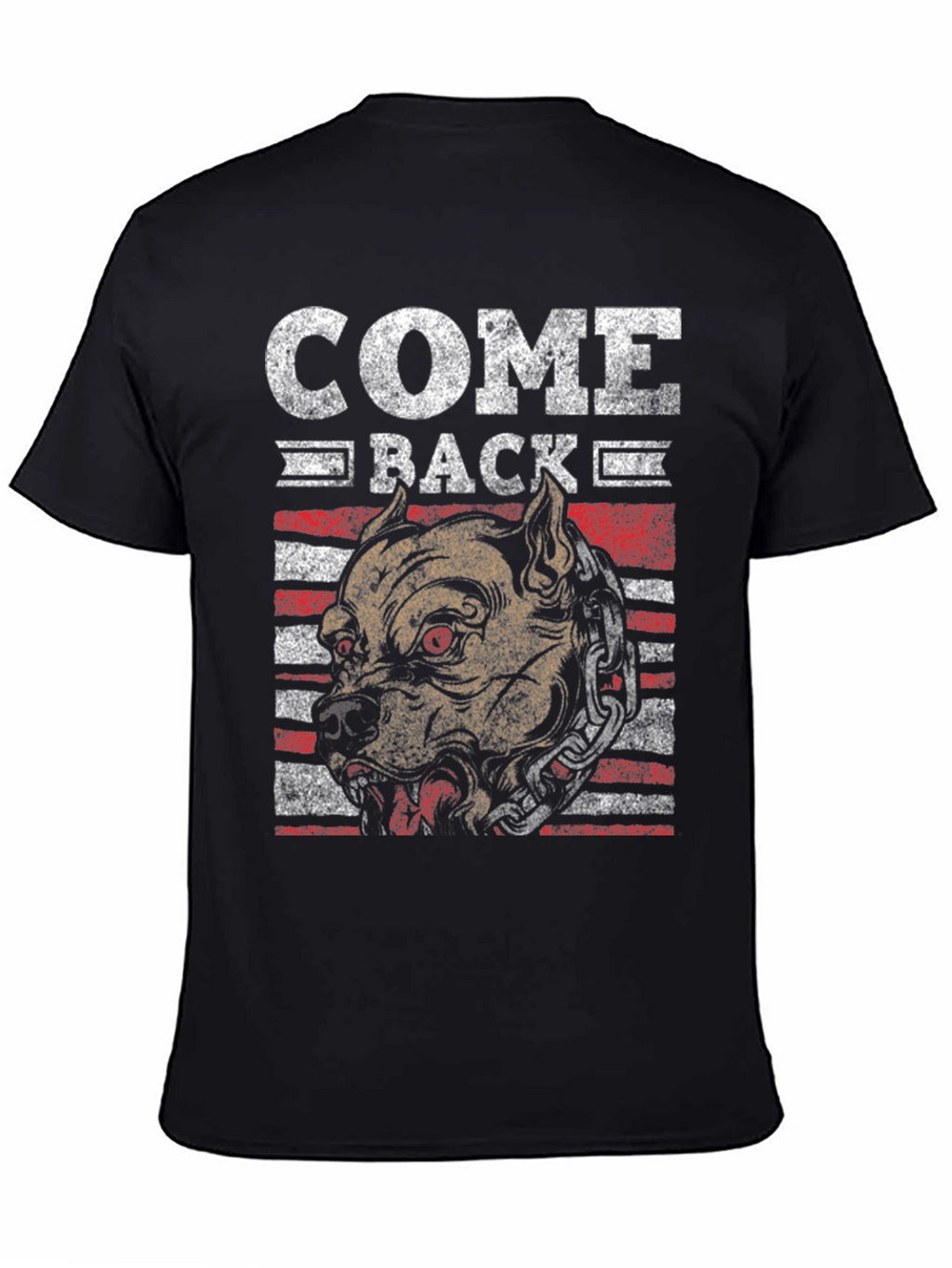 Come Back Graphic Tee - Pitbull Dog Design