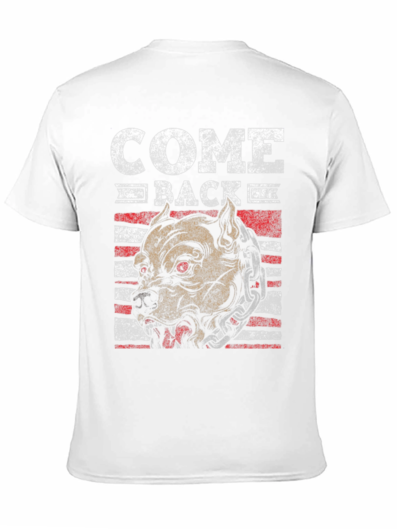 Come Back Graphic Tee - Pitbull Dog Design