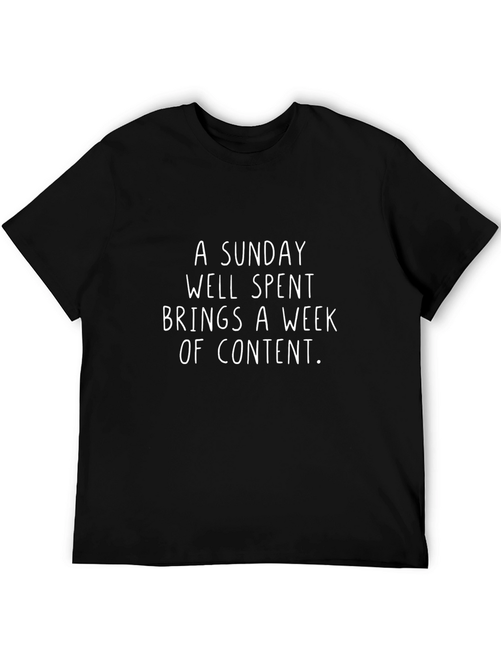 Sunday Well Spent Graphic T-Shirt - Black