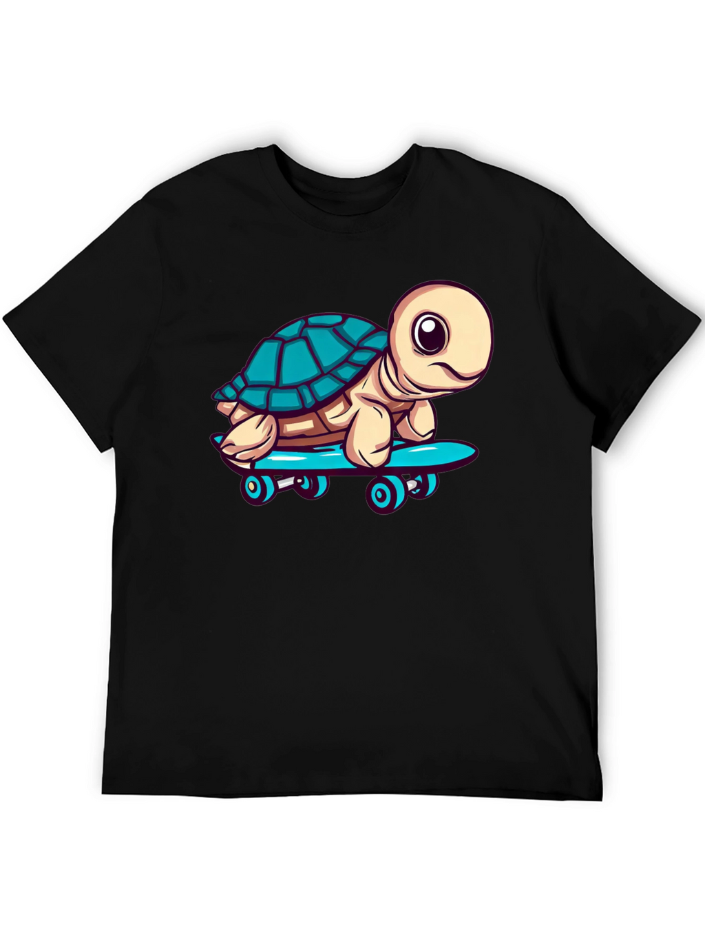 Turtle Skateboard Graphic T-Shirt