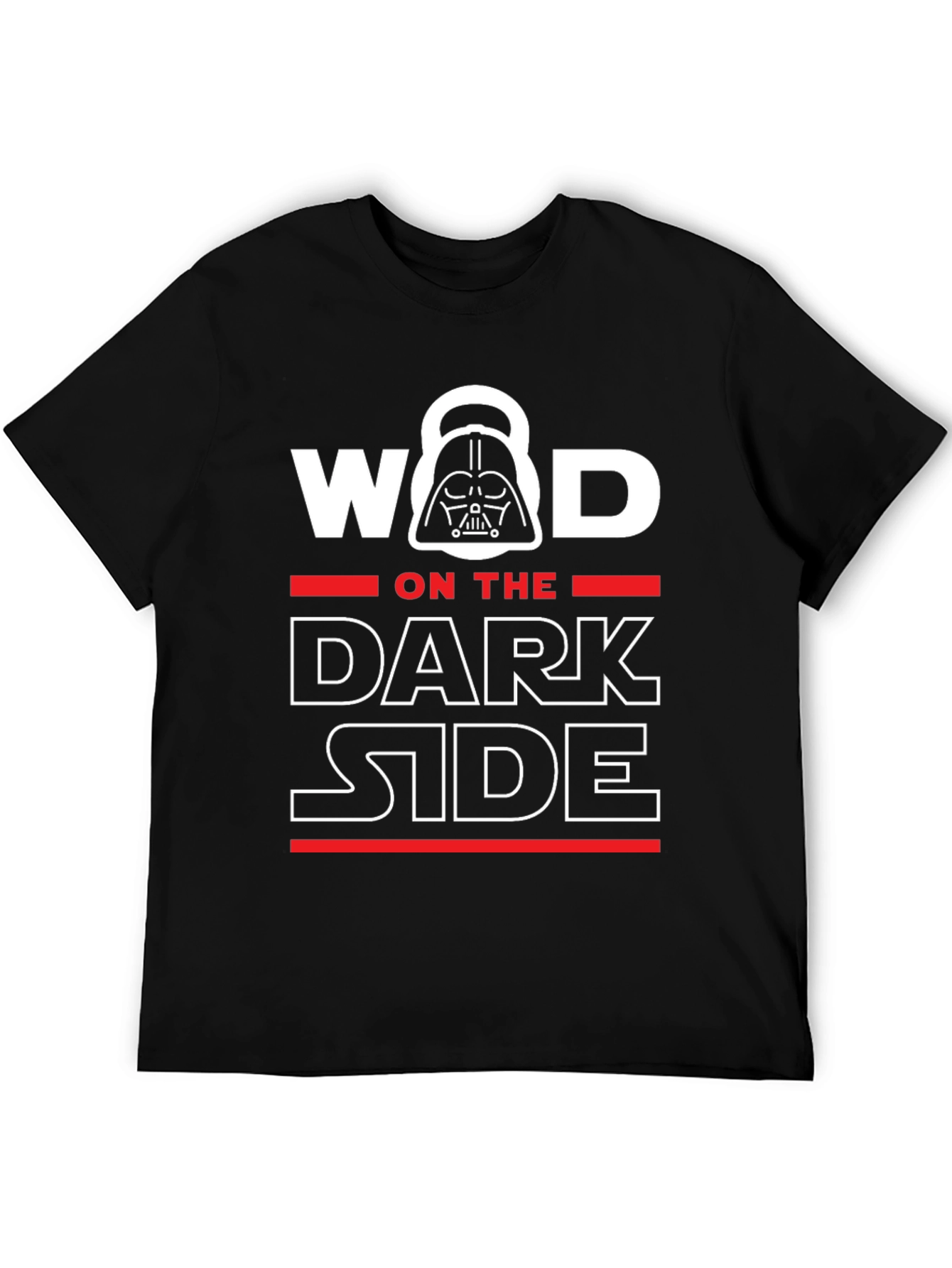 WOD on the Dark Side Mens Black Graphic Tee