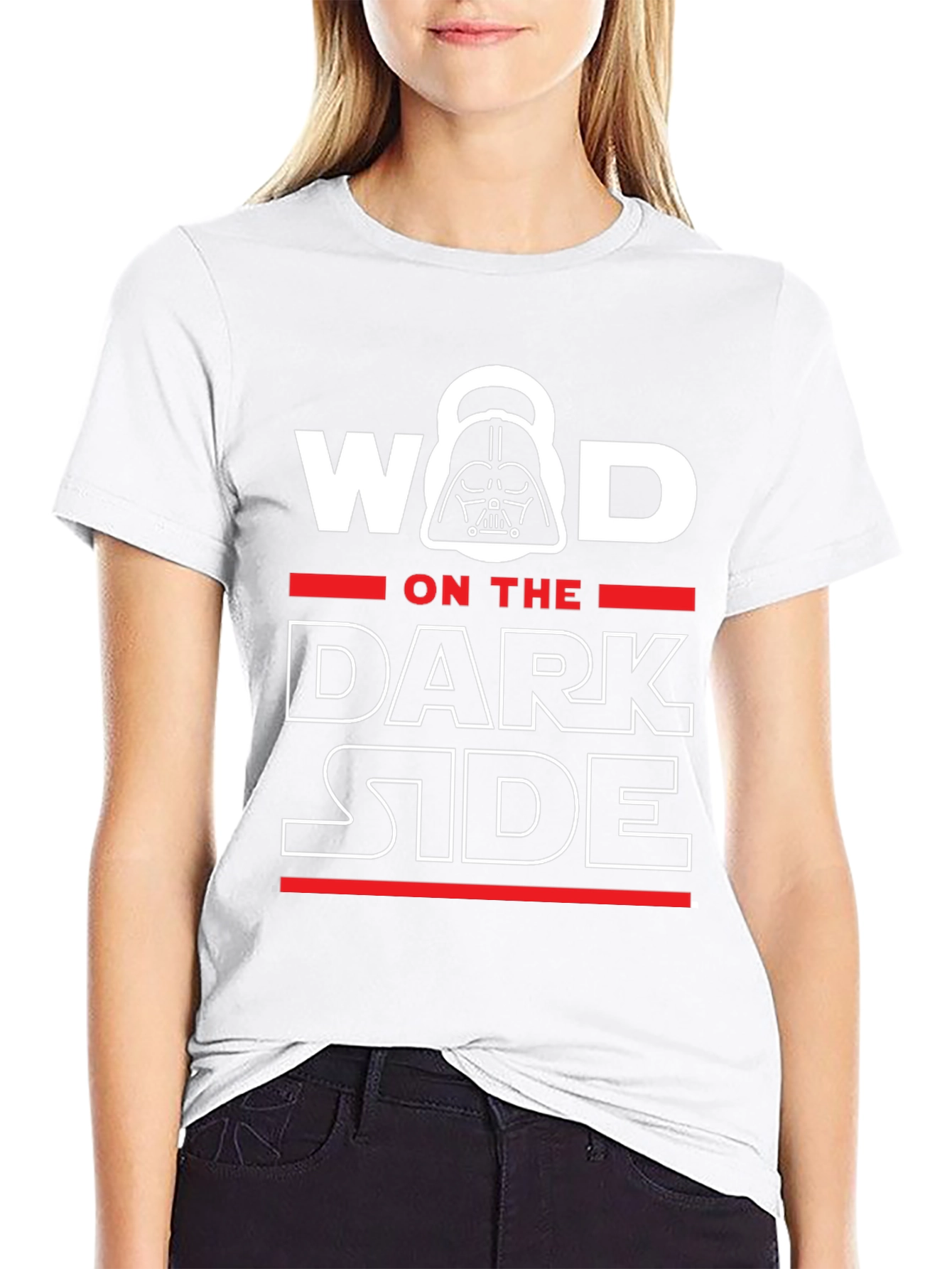 WOD on the Dark Side Mens Black Graphic Tee