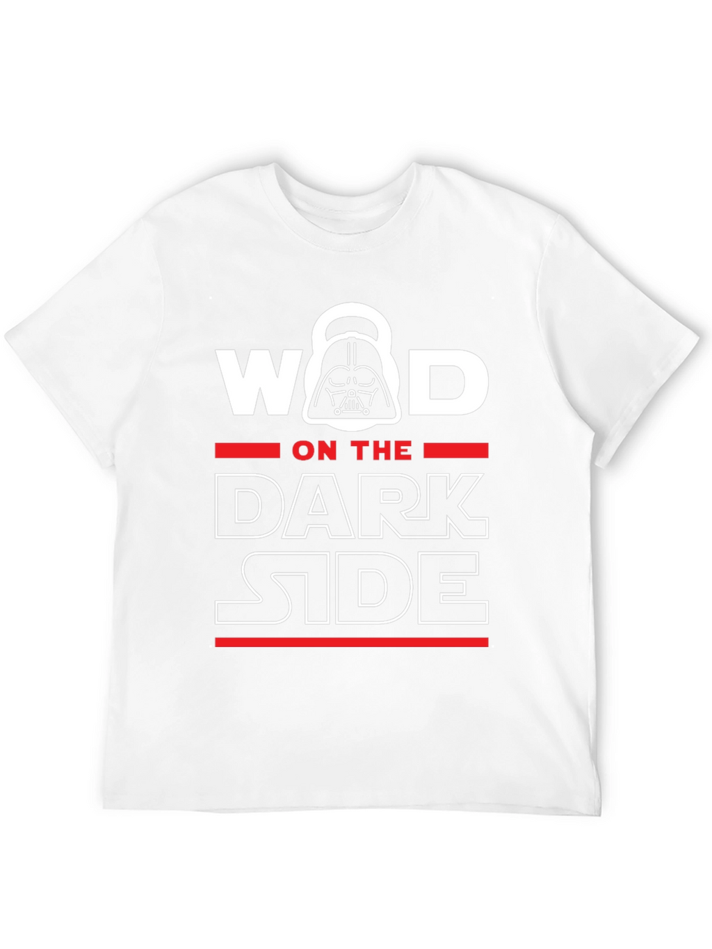 WOD on the Dark Side Mens Black Graphic Tee