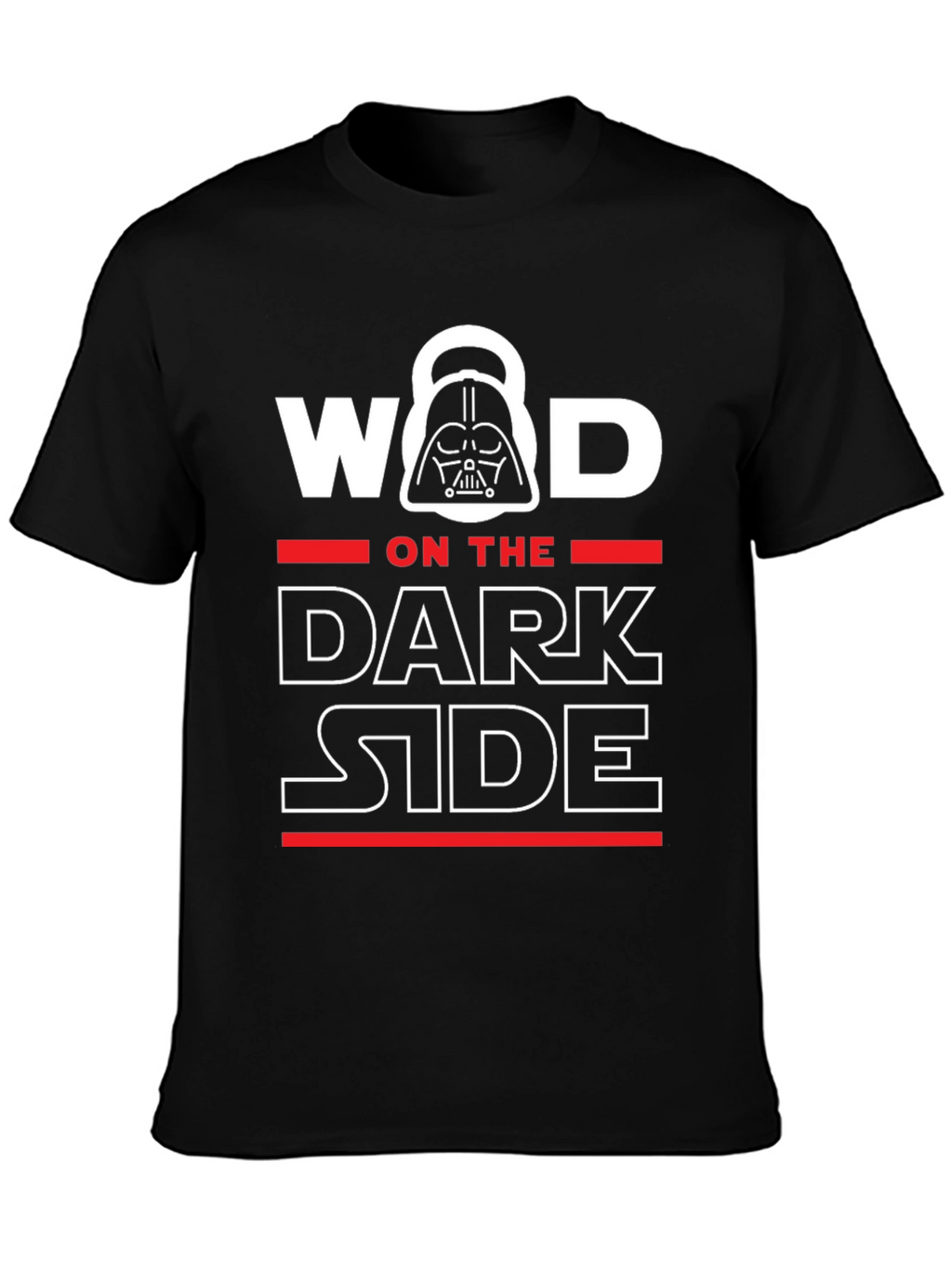 WOD on the Dark Side Mens Black Graphic Tee