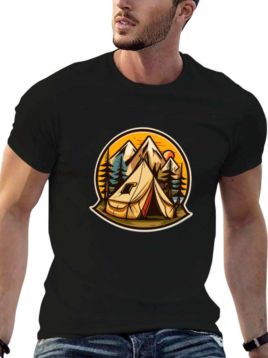 Camping Adventure Graphic Tee