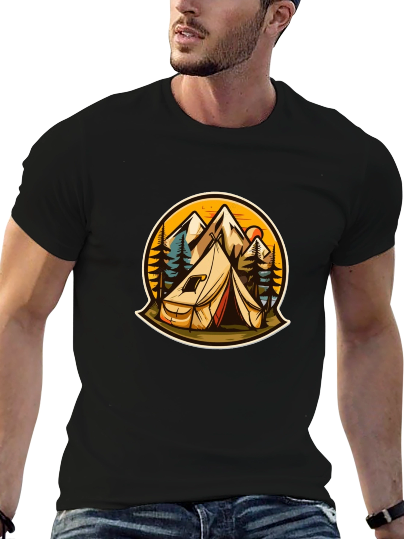 Camping Adventure Graphic Tee