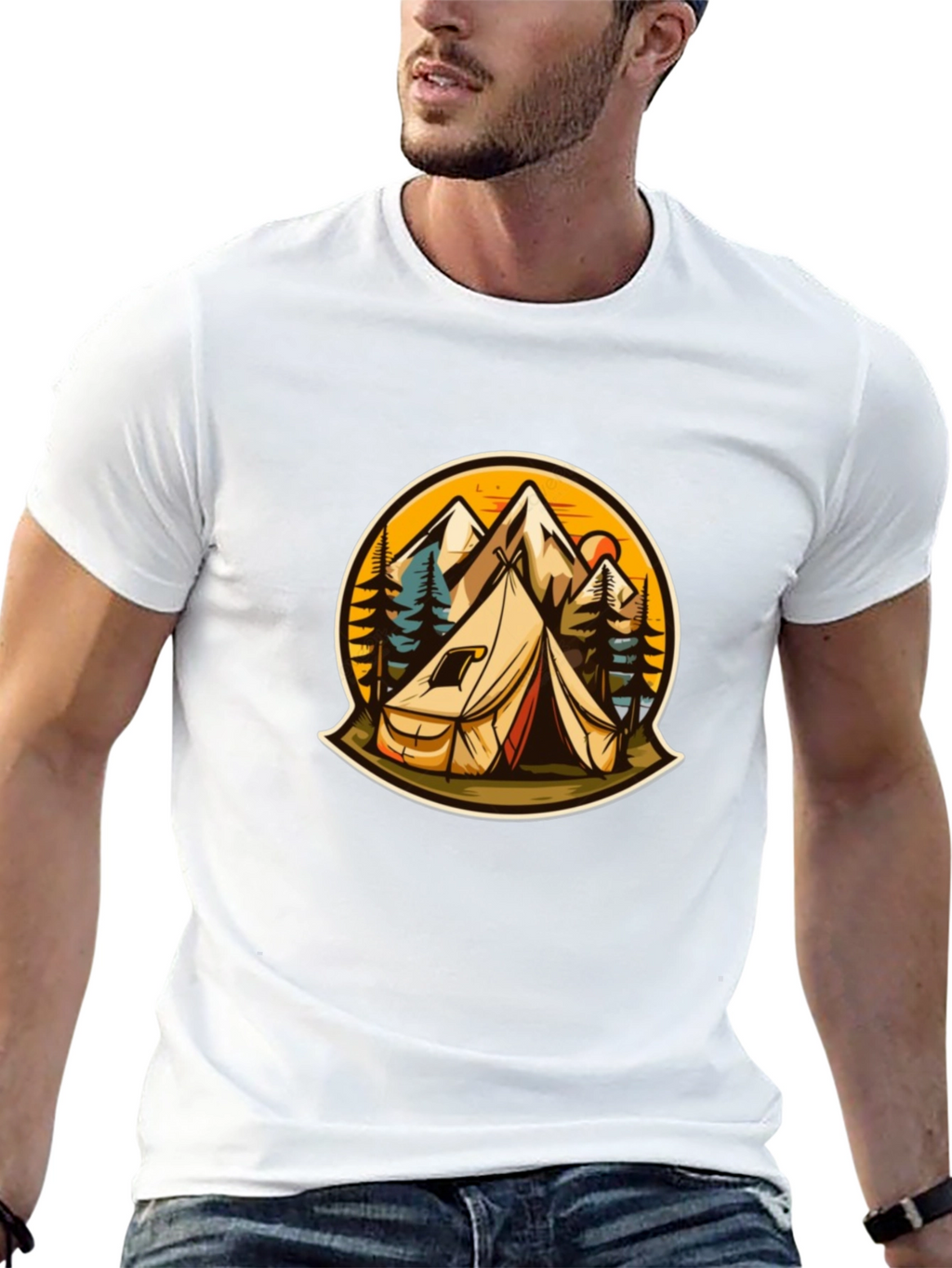 Camping Adventure Graphic Tee