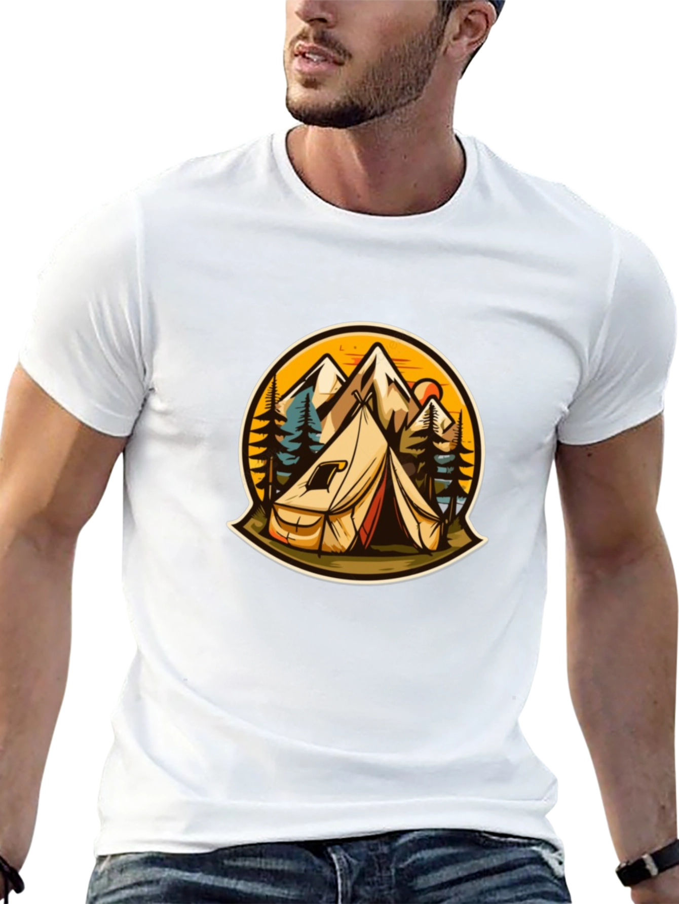 Camping Adventure Graphic Tee