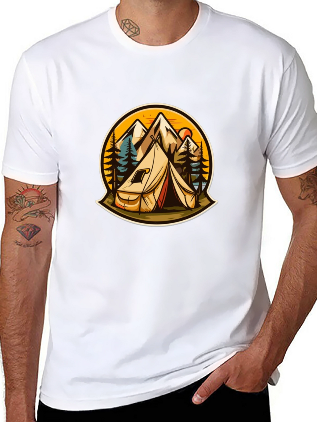 Camping Adventure Graphic Tee