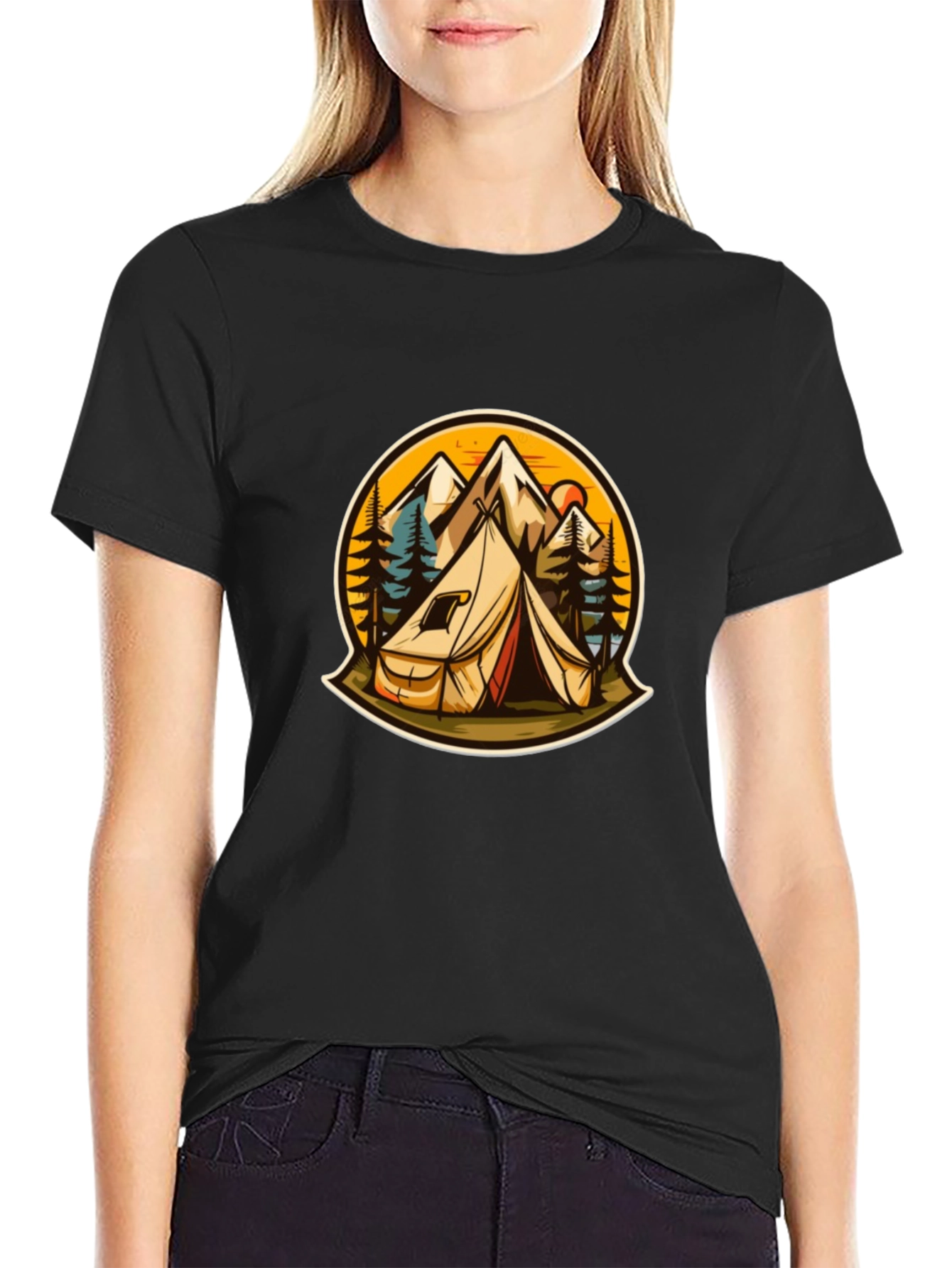 Camping Adventure Graphic Tee