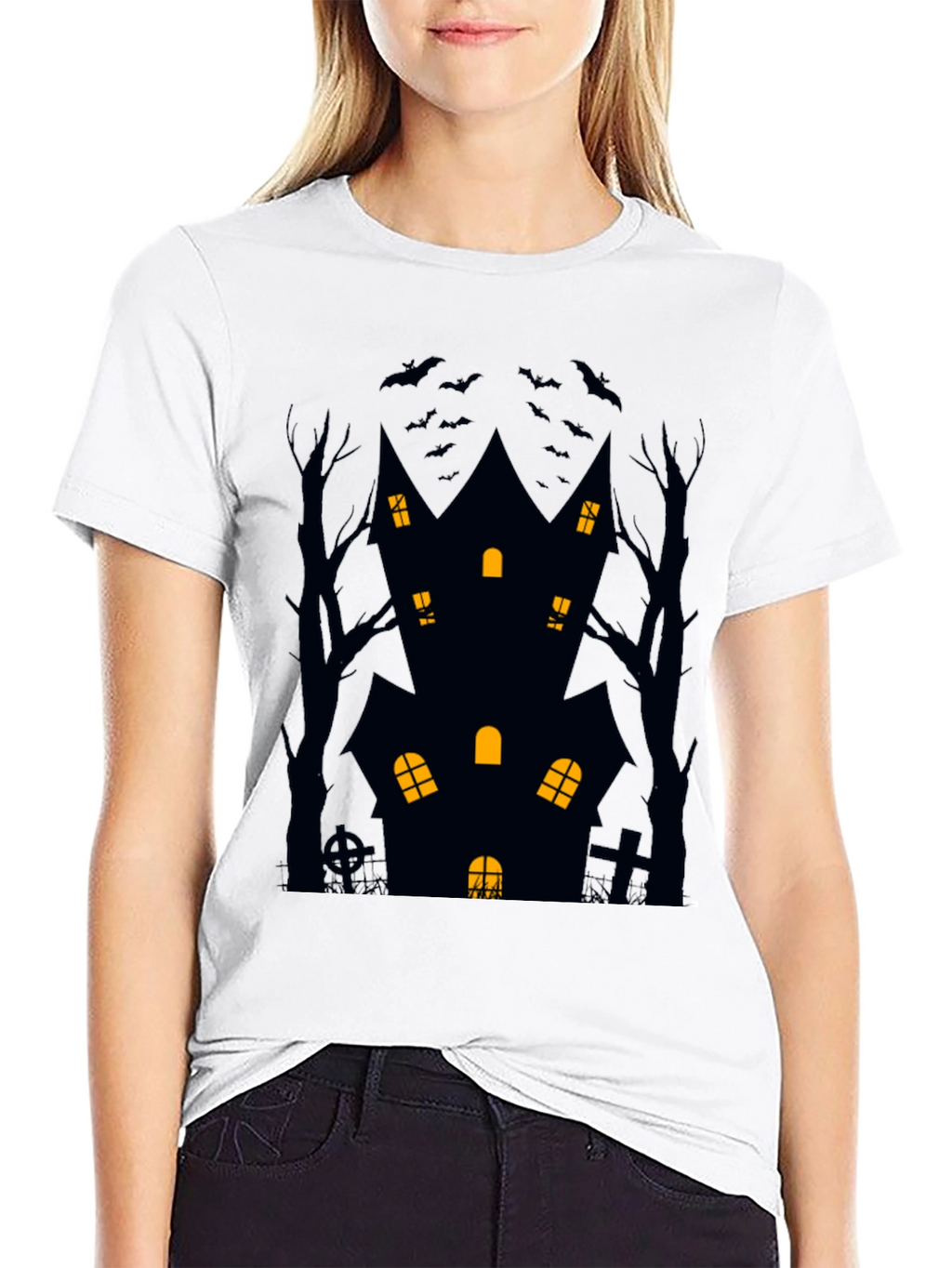 Haunted House Halloween T-Shirt
