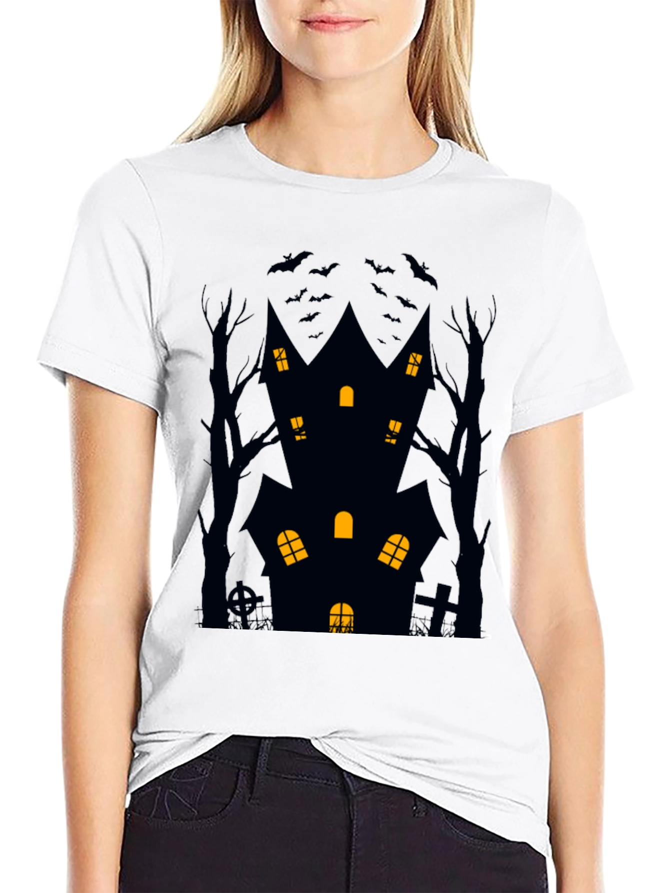 Haunted House Halloween T-Shirt